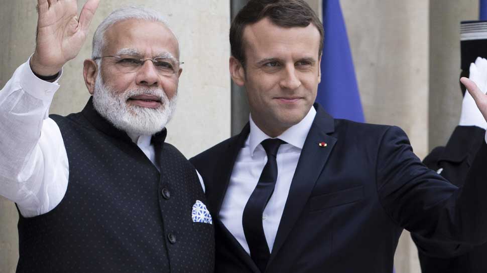 Modi and Macron Modi and Macron
