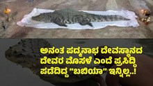 ಅನಂತ ಪದ್ಮನಾಭ ದೇವಸ್ಥಾನದ "ದೇವರ ಮೊಸಳೆ" ಎಂದೆ ಪ್ರಸಿದ್ಧಿ ಪಡೆದಿದ್ದ “ಬಬಿಯಾ” ಇನ್ನಿಲ್ಲ! 	 ಅನಂತ ಪದ್ಮನಾಭ ದೇವಸ್ಥಾನದ "ದೇವರ ಮೊಸಳೆ" ಎಂದೆ ಪ್ರಸಿದ್ಧಿ ಪಡೆದಿದ್ದ “ಬಬಿಯಾ” ಇನ್ನಿಲ್ಲ!
