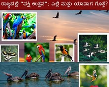 ರಾಜ್ಯದಲ್ಲಿ “ಪಕ್ಷಿ ಉತ್ಸವ”; ಎಲ್ಲಿ ಮತ್ತು ಯಾವಾಗ ಇಲ್ಲಿದೆ ವಿವರ! ರಾಜ್ಯದಲ್ಲಿ “ಪಕ್ಷಿ ಉತ್ಸವ”; ಎಲ್ಲಿ ಮತ್ತು ಯಾವಾಗ ಇಲ್ಲಿದೆ ವಿವರ!