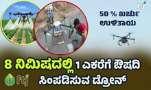 ಕೀಟನಾಶಕ ಸಿಂಪಡಣೆಗೂ ಬಂತು ಡ್ರೋನ್..! ಚುರುಕುಗೊಂಡ ಕೃಷಿ ಚಟುವಟಿಕೆ