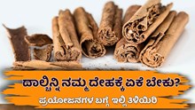ದಾಲ್ಚಿನ್ನಿ ನಮ್ಮ ದೇಹಕ್ಕೆ ಏಕೆ ಬೇಕು? ಇದರ ಪ್ರಯೋಜನಗಳ ಬಗ್ಗೆ  ಇಲ್ಲಿ ತಿಳಿಯಿರಿ