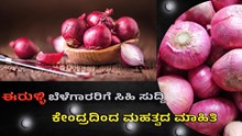 ಈರುಳ್ಳಿ ಬೆಳೆಗಾರರಿಗೆ ಸಿಹಿ ಸುದ್ದಿ:ಕೇಂದ್ರದಿಂದ ಮಹತ್ವದ ಮಾಹಿತಿ   ಈರುಳ್ಳಿ ಬೆಳೆಗಾರರಿಗೆ ಸಿಹಿ ಸುದ್ದಿ:ಕೇಂದ್ರದಿಂದ ಮಹತ್ವದ ಮಾಹಿತಿ