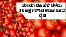 Tomato ಟೊಮಾಟೊ ಬೆಳೆ ಬೆಳೆದು 38 ಲಕ್ಷ ಗಳಿಸಿದ ಕರ್ನಾಟಕದ ರೈತ! Tomato ಟೊಮಾಟೊ ಬೆಳೆ ಬೆಳೆದು 38 ಲಕ್ಷ ಗಳಿಸಿದ ಕರ್ನಾಟಕದ ರೈತ!
