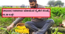 ORGANIC FARMING! ಮಾಡುವ ರೈತರ ಸಂಖ್ಯೆ 43.38 ಲಕ್ಷ! 	