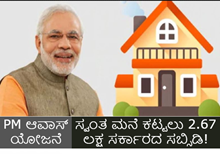 PM ಆವಾಸ್ ಯೋಜನೆ: ಸ್ವಂತ ಮನೆ ಕಟ್ಟಲು 2.67 ಲಕ್ಷ ಸರ್ಕಾರದ ಸಬ್ಸಿಡಿ! PM ಆವಾಸ್ ಯೋಜನೆ: ಸ್ವಂತ ಮನೆ ಕಟ್ಟಲು 2.67 ಲಕ್ಷ ಸರ್ಕಾರದ ಸಬ್ಸಿಡಿ!