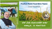 PMFBY: ಬೆಳೆ ವಿಮೆ ನೋಂದಣಿಗೆ ಅರ್ಜಿ ಆಹ್ವಾನ.. 31 ಕೊನೆ ದಿನ! PMFBY: ಬೆಳೆ ವಿಮೆ ನೋಂದಣಿಗೆ ಅರ್ಜಿ ಆಹ್ವಾನ.. 31 ಕೊನೆ ದಿನ!