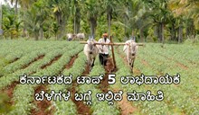 ಕರ್ನಾಟಕದ ಟಾಪ್ 5 ಲಾಭದಾಯಕ ಬೆಳೆಗಳ ಬಗ್ಗೆ ಇಲ್ಲಿದೆ ಮಾಹಿತಿ