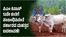 ಪಿಎಂ ಕಿಸಾನ್‌ 12ನೇ ಕಂತಿಗೆ ಸಂಬಂಧಿಸಿದಂತೆ ಸರ್ಕಾರದ ಮಹತ್ವದ ಬದಲಾವಣೆ! ರೈತರು ತಿಳಿದುಕೊಳ್ಳಲೇಬೇಕಾದ ವಿಷಯ..